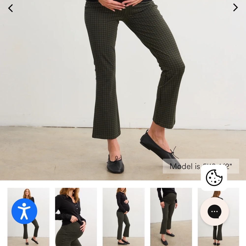 Hatch Maternity Flare Pants
